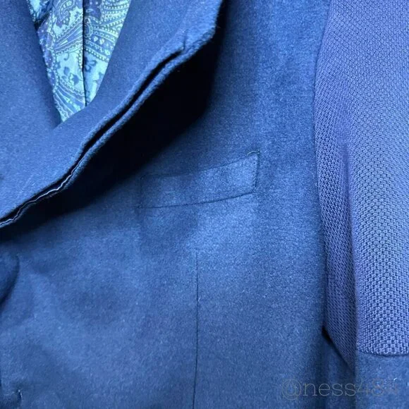 Ceketch Royal Blue Wool Coat 44R - Picture 4 of 10